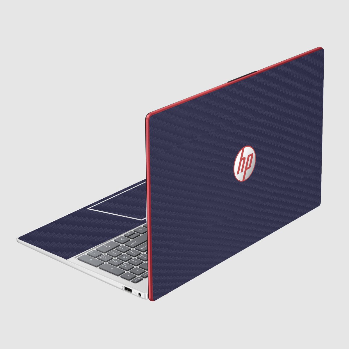 HP NoteBook 15 FD0083WM BLUE CARBON FIBER Laptop Skin