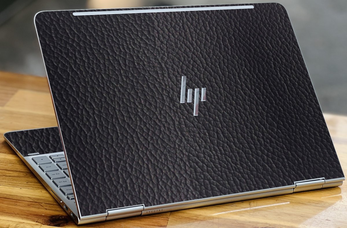 HP Spectre X360 13-AC023DX BLACK LEATHER Laptop Skin