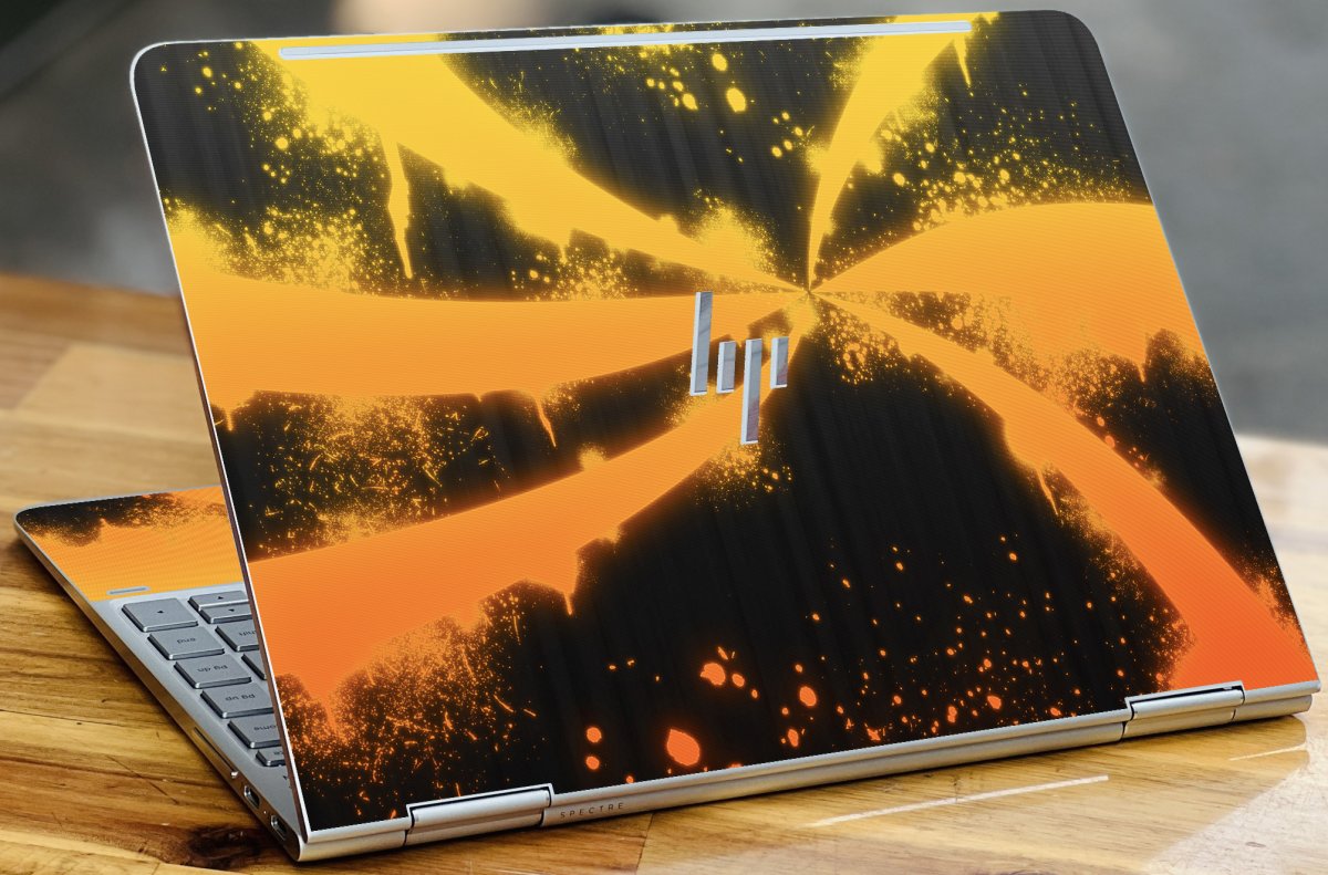 HP Spectre X360 13-AC023DX ORANGE TWIST Laptop Skin