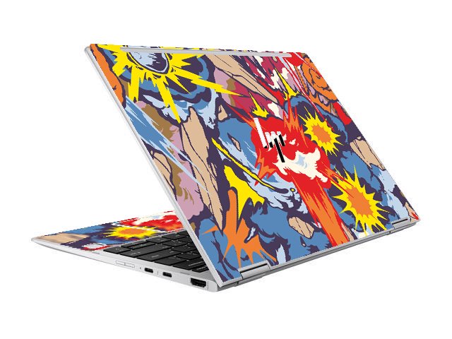 HP EliteBook X360 1020 G2 COMIC EXPLOSIONS Laptop Skin