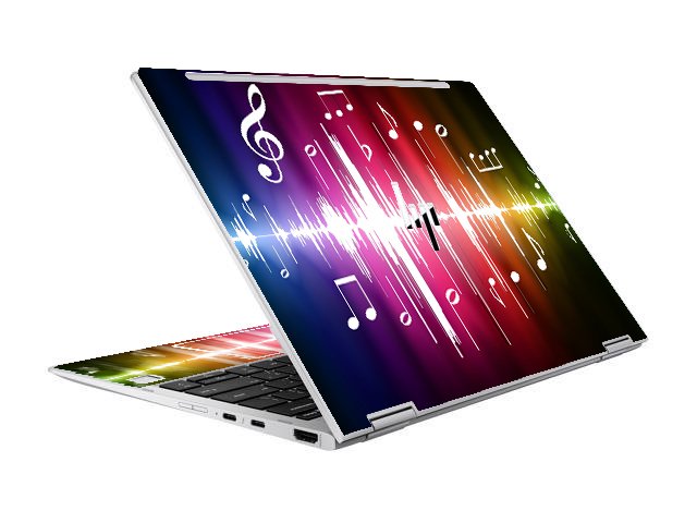 HP EliteBook X360 1020 G2 NEON NOTES Laptop Skin