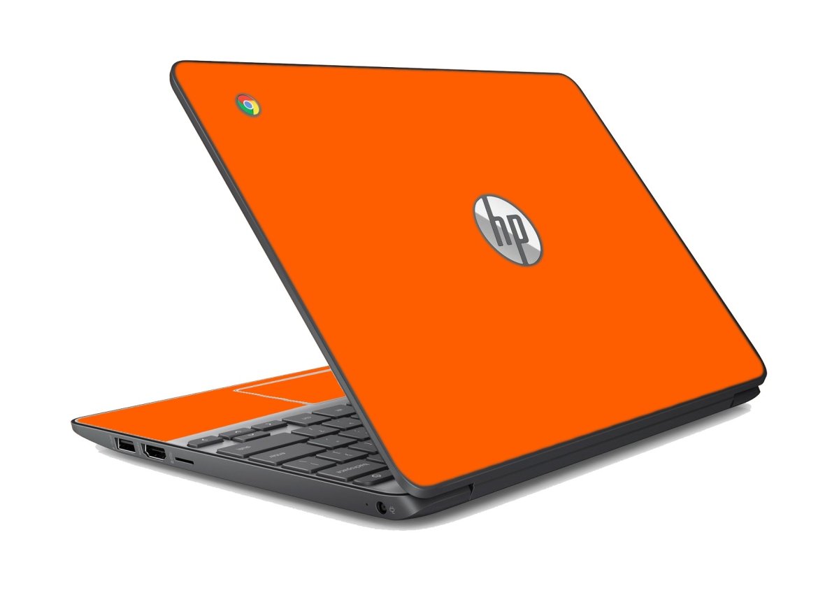 HP Chromebook 14 G4 ORANGE TWIST Laptop Skin
