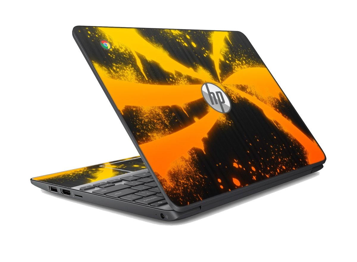 HP Chromebook 11 G5 EE ORANGE TWIST Laptop Skin