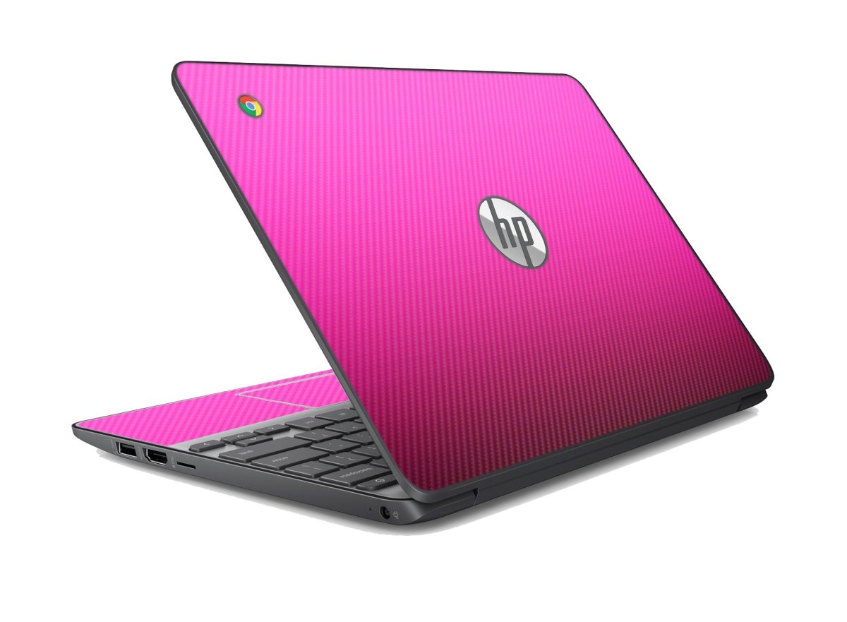 HP Chromebook 11 G3 PINK CARBON FIBER Laptop Skin