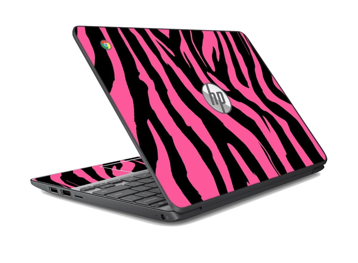 HP Chromebook 11 G2 PINK ZEBRA Laptop Skin