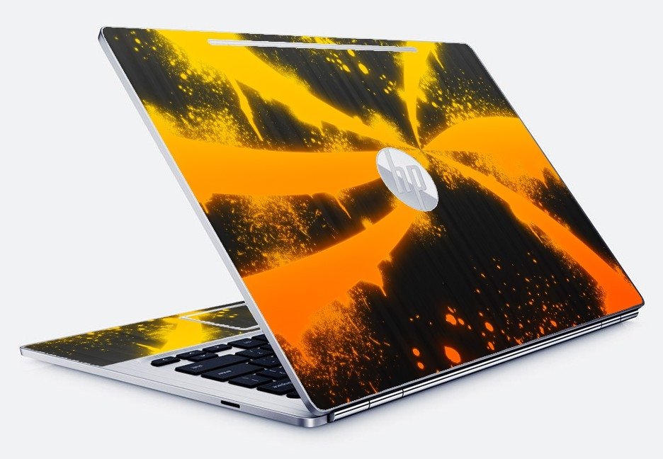 HP Chromebook 13 G1 ORANGE TWIST Laptop Skin