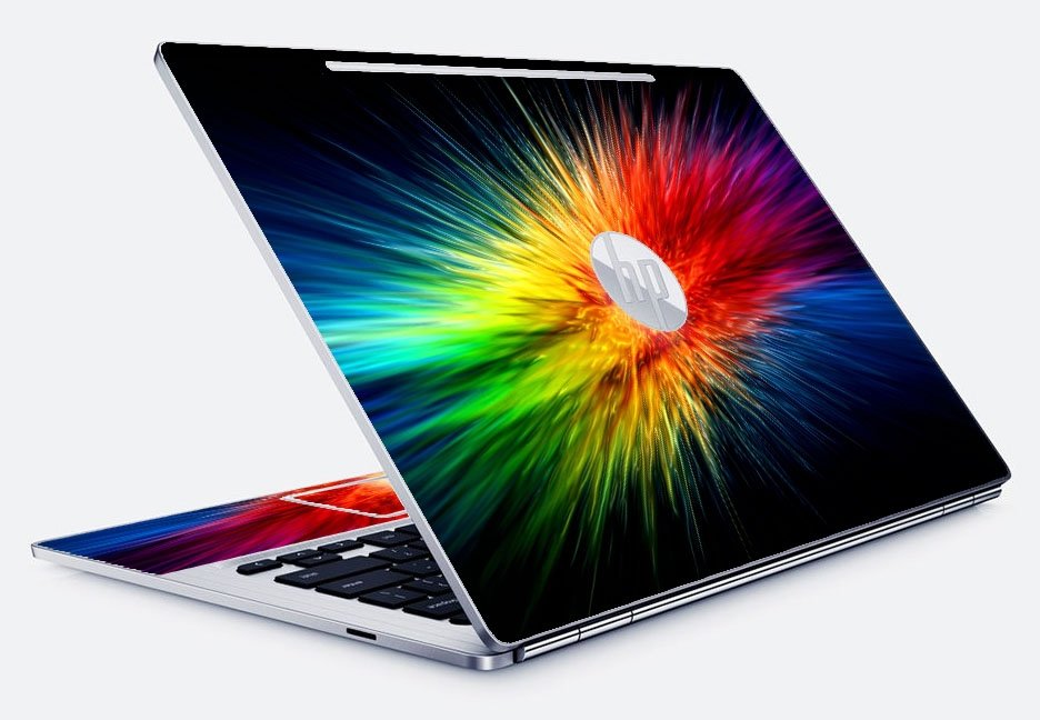 HP Chromebook 13 G1 RAINBOW BURST Laptop Skin