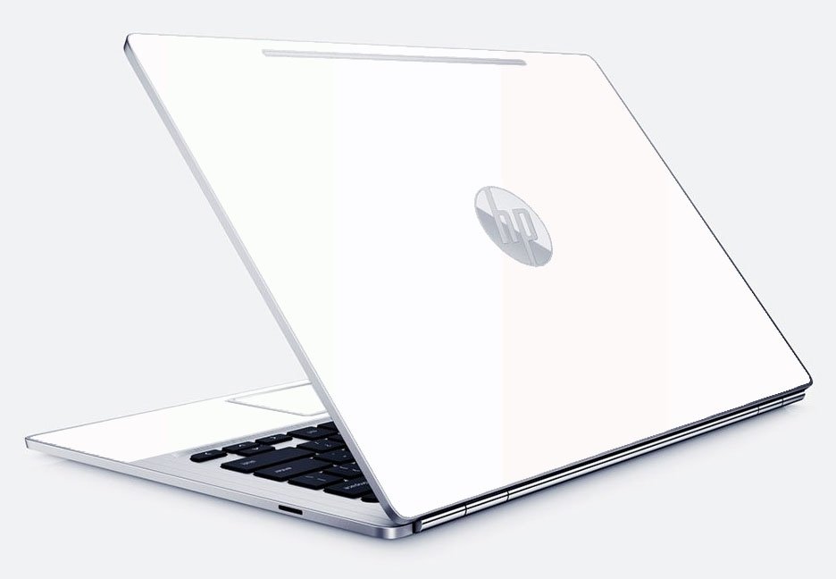 HP Chromebook 13 G1 WHITE  Laptop Skin