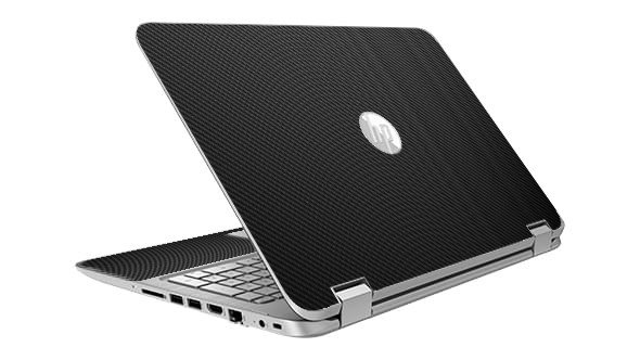 HP Pavilion X360 310 G1 BLACK CARBON FIBER Laptop Skin