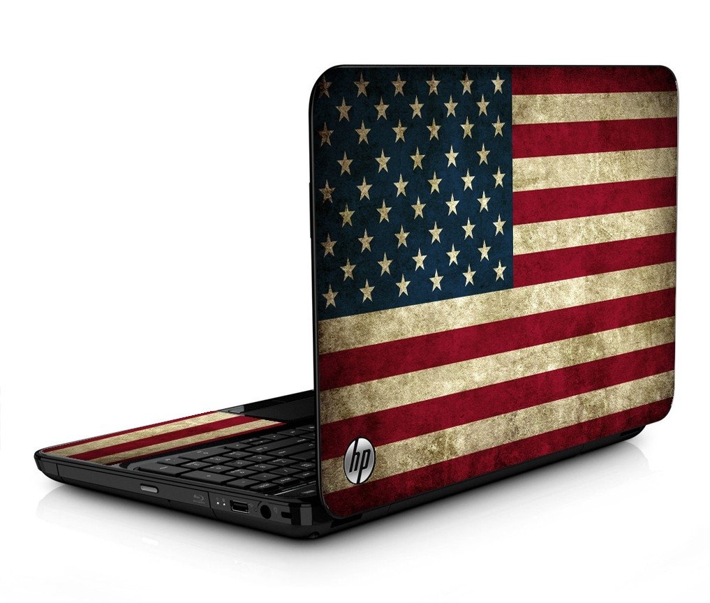 HP Mini 1104 AMERICAN FLAG Laptop Skin