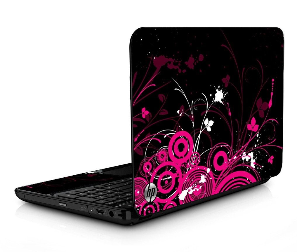Envy Pro Ultrabook 4 (4-B000) BLACK PINK BUTTERFLY Laptop Skin
