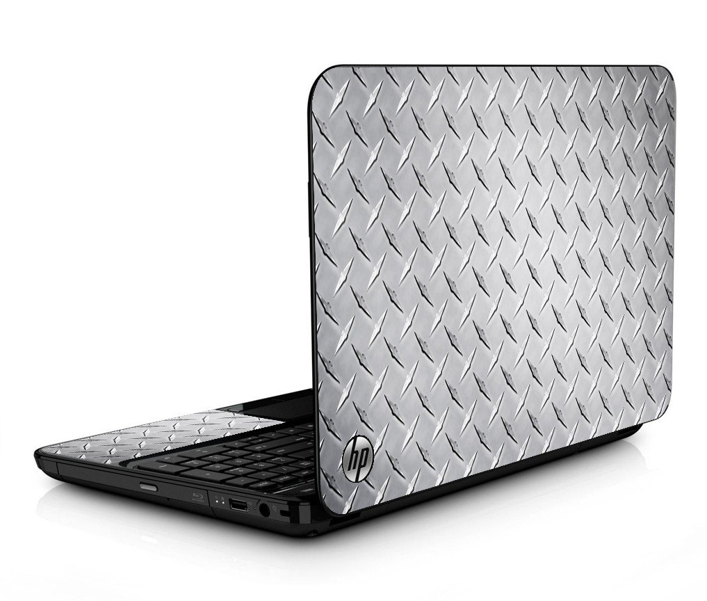 HP Mini 1104 DIAMOND PLATE Laptop Skin