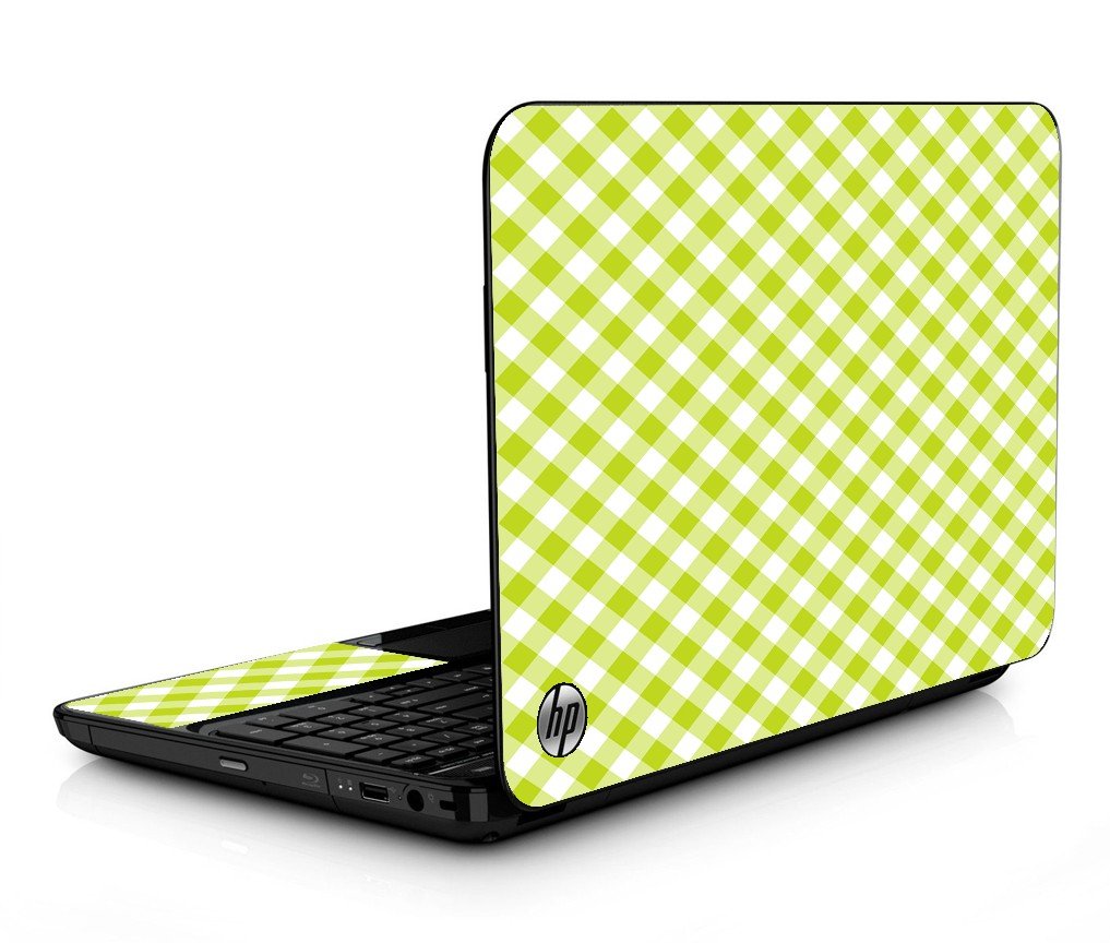 Green Checkered HPG6 Laptop Skin