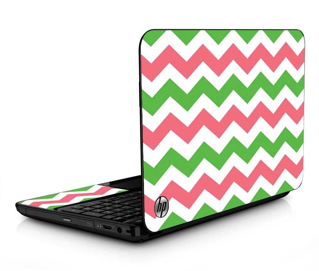 Green Pink Chevron HPG6 Laptop Skin