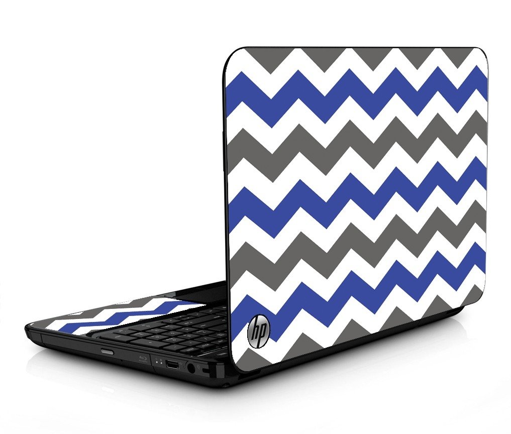 HP Pavilion 14 C025US GREY BLUE CHEVRON Laptop Skin