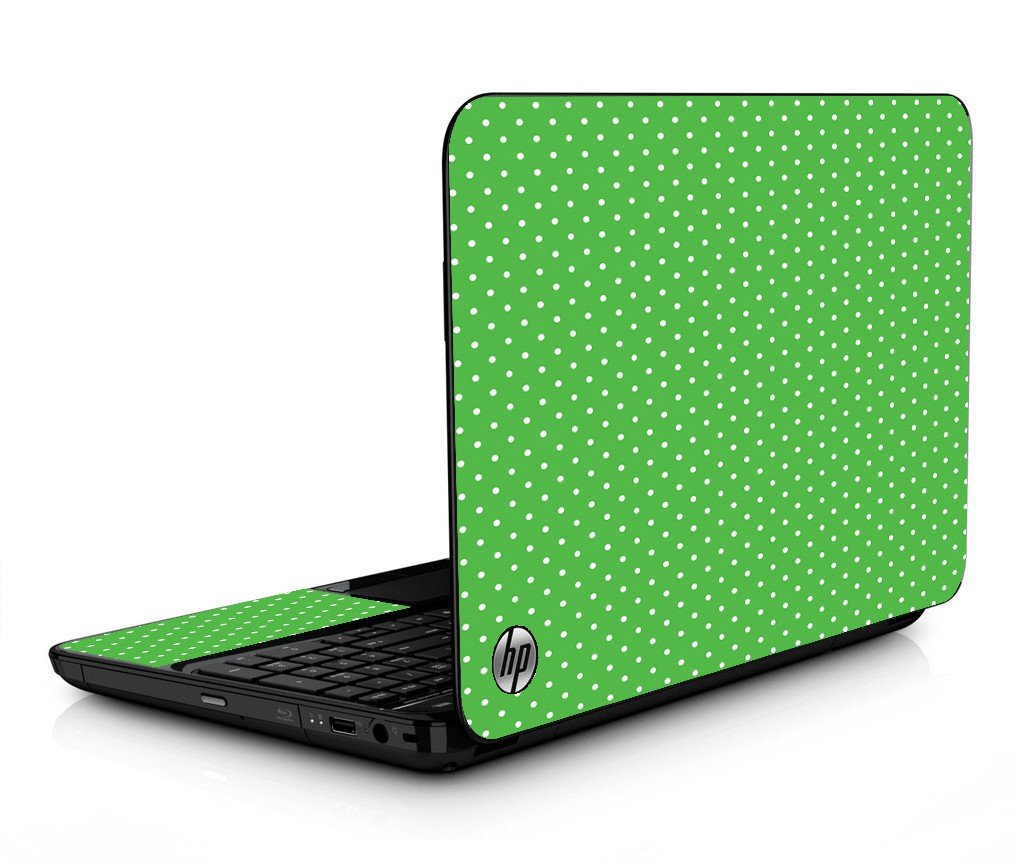 Kelly Green Polka HPG6 Laptop Skin
