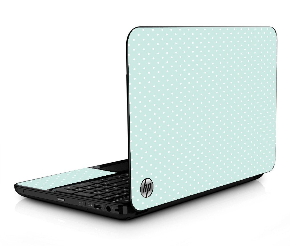 Light Blue Polka HPG6 Laptop Skin