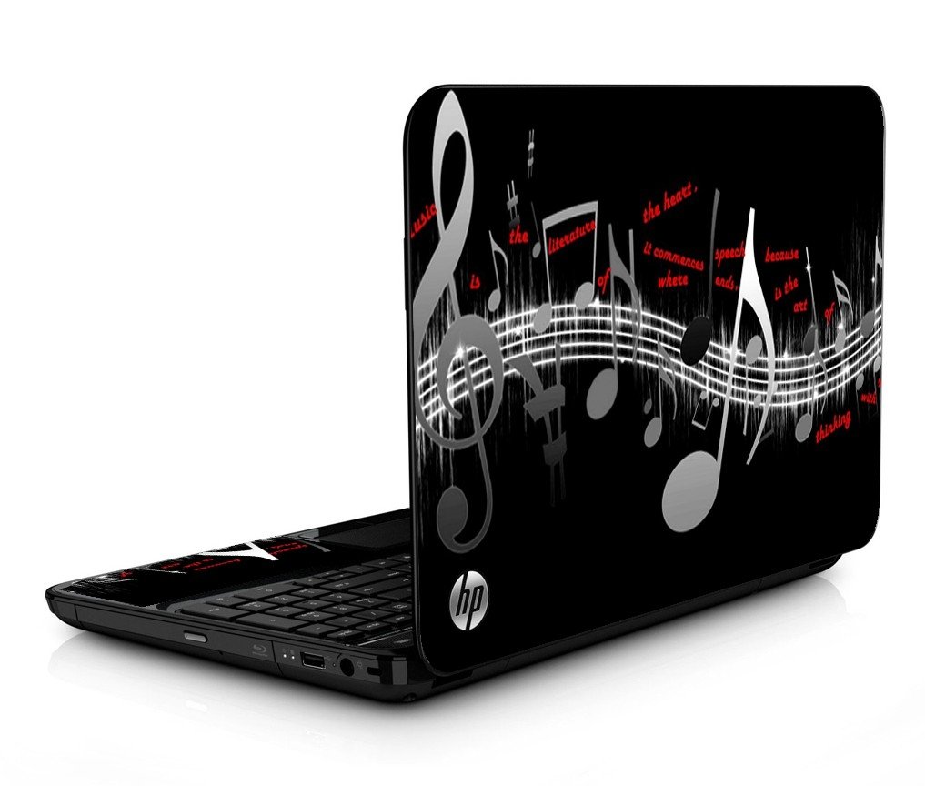 Envy Pro Ultrabook 4 (4-B000) MUSIC NOTES Laptop Skin