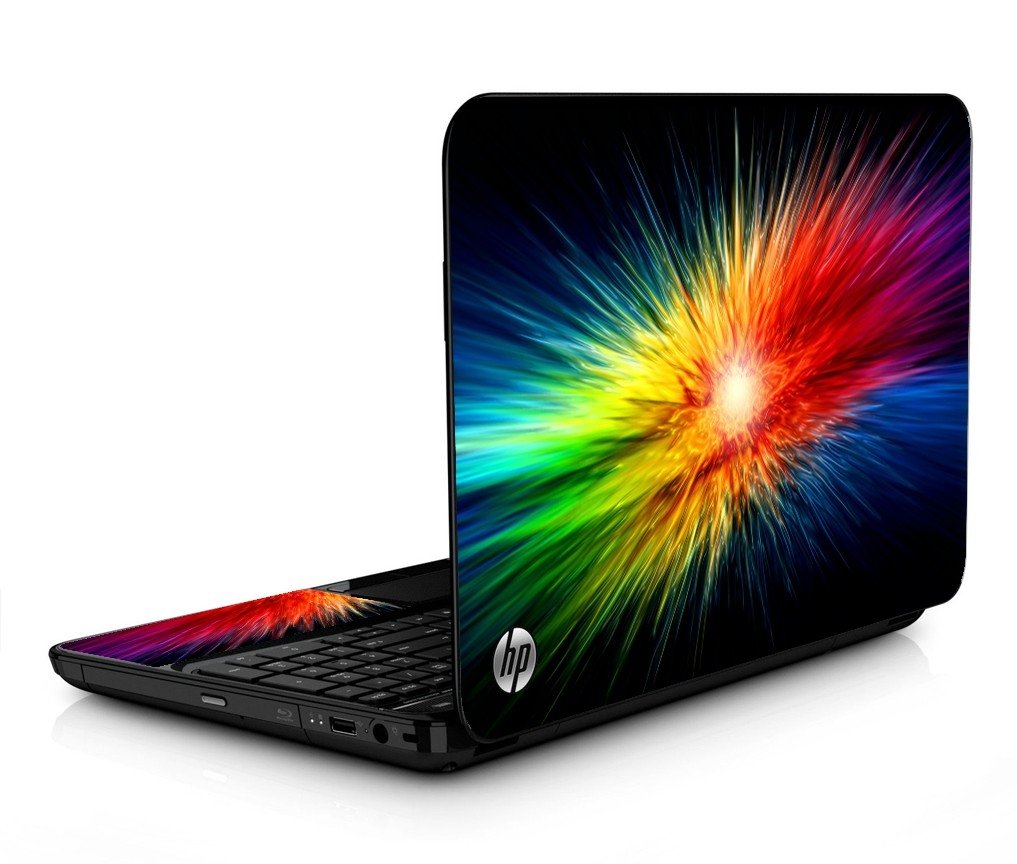 HP Pavilion 14 C025US RAINBOW BURST Laptop Skin