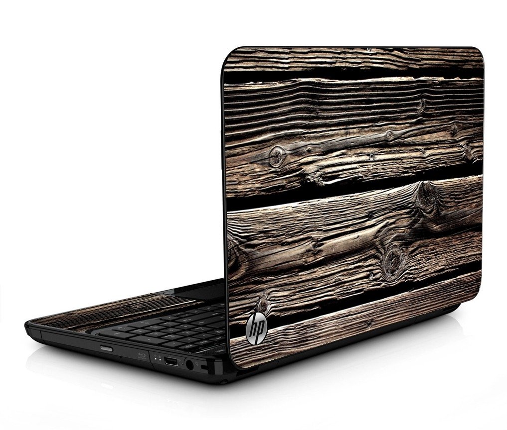 HP Mini 1104 WOOD Laptop Skin