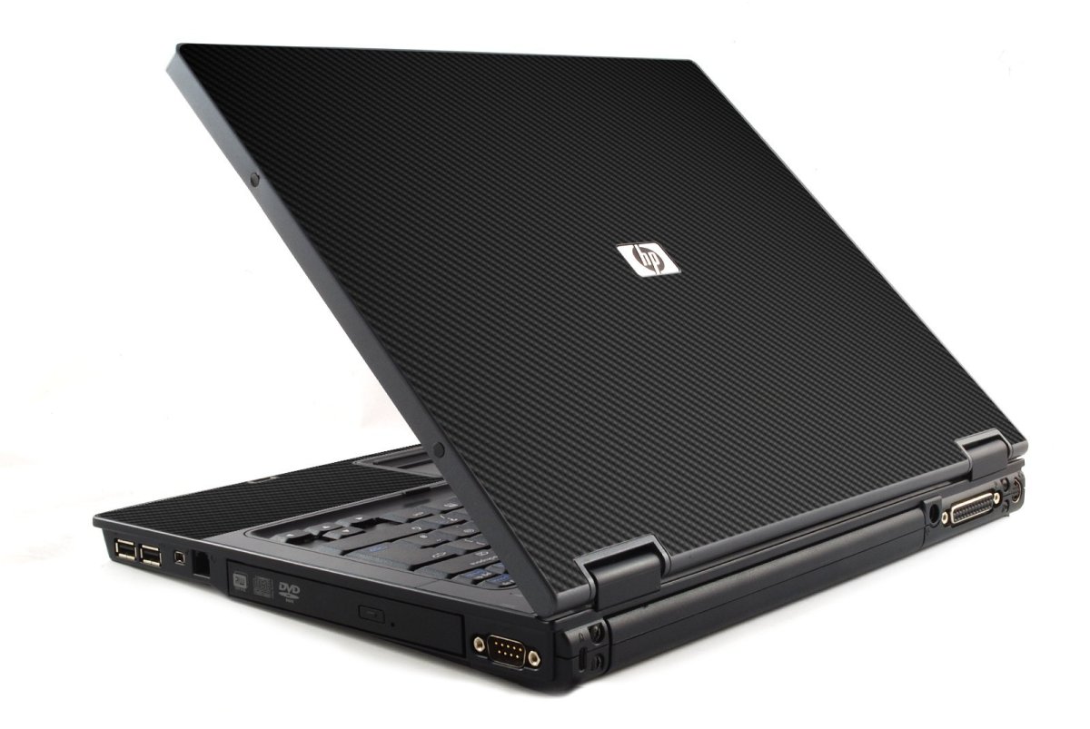 HP Compaq NC6400 BLACK CARBON FIBER Laptop Skin