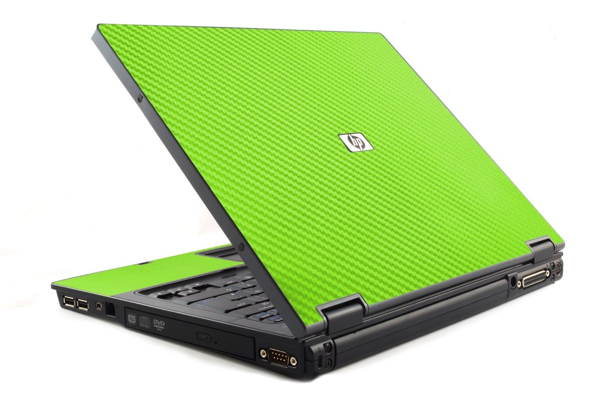 HP Compaq NC6400 GREEN CARBON FIBER Laptop Skin
