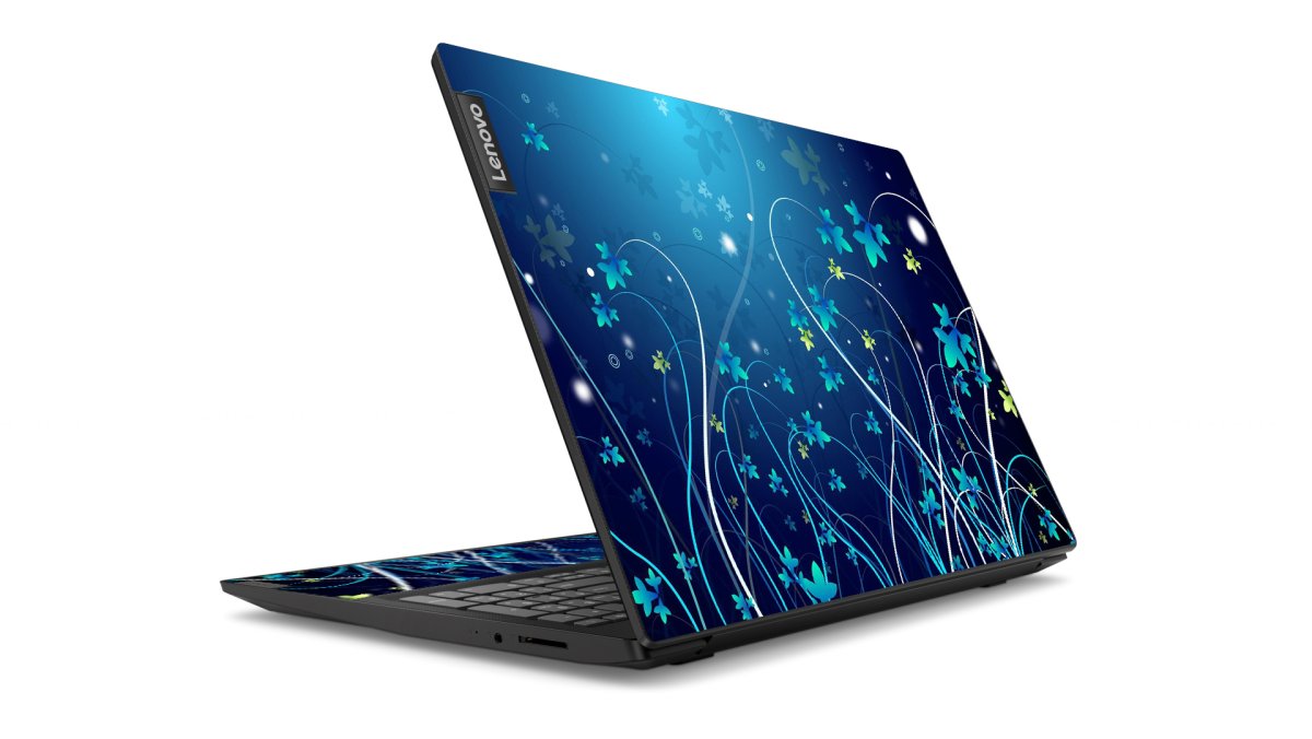 IdeaPad 15 S145 BLUE FLOWERS Laptop Skin