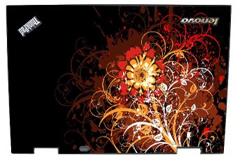 ThinkPad X1 CARBON HYBRID CN1515564554AREZ FIRE FLOWER Laptop Skin