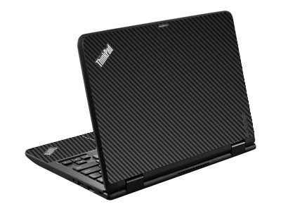 IBM/Lenovo Chromebook Yoga 11E G3 BLACK CARBON FIBER Laptop Skin