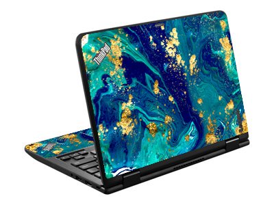 IBM/Lenovo ThinkPad Yoga 11E G5 BLUE AND GOLD MARBLE  Laptop Skin