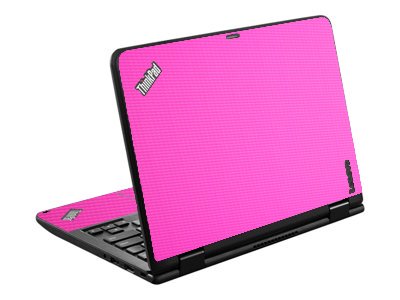 IBM/Lenovo Chromebook Yoga 11E G3 PINK CARBON FIBER Laptop Skin