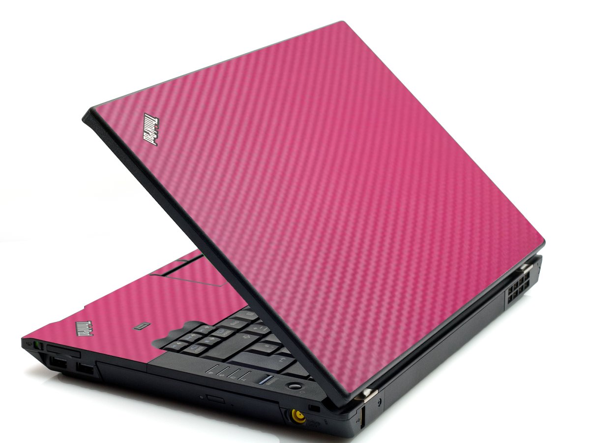 Pink Carbon Fiber IBM L412 Laptop Skin