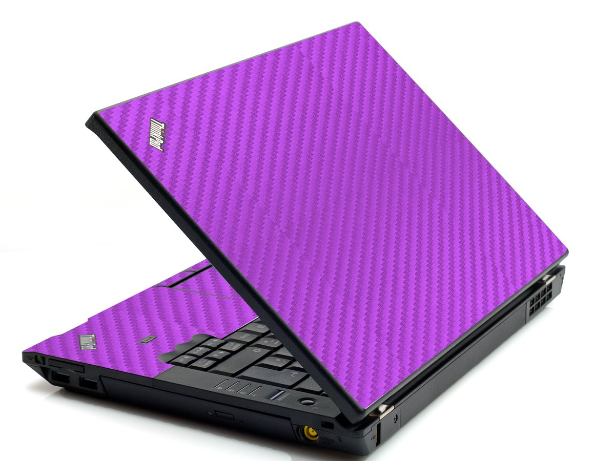 Purple Carbon Fiber IBM L412 Laptop Skin