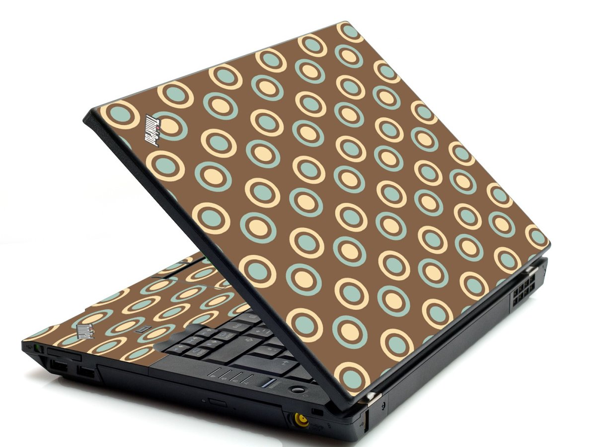 Retro Polka Dot IBM L412 Laptop Skin