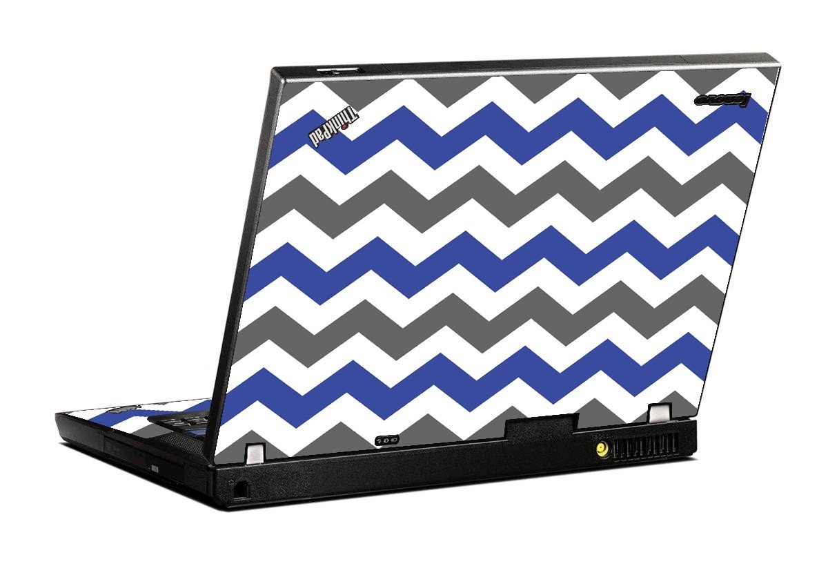 ThinkPad R500 GREY BLUE CHEVRON Laptop Skin