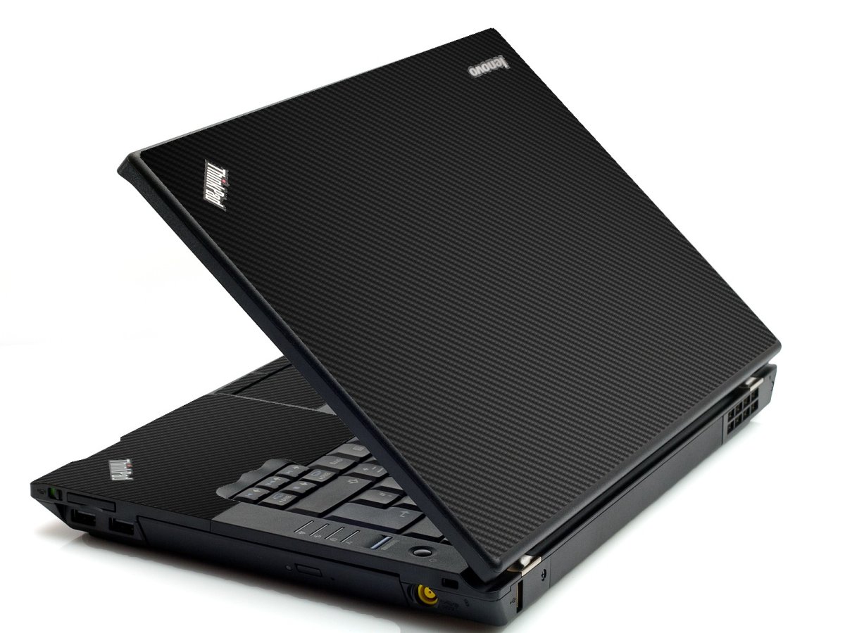 Black Carbon Fiber IBM Sl400 Laptop Skin