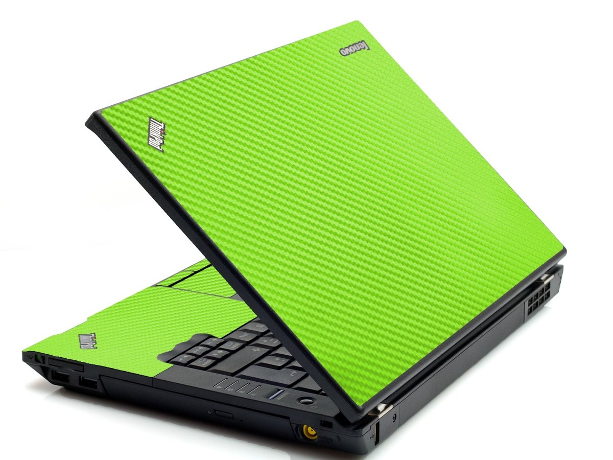 ThinkPad W520 GREEN CARBON FIBER Laptop Skin