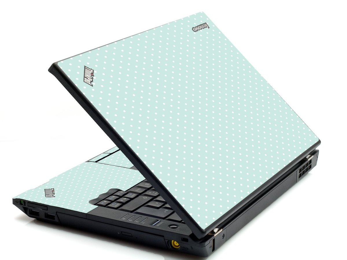 Lenovo Edge 15 LIGHT BLUE POLKA DOTS Laptop Skin