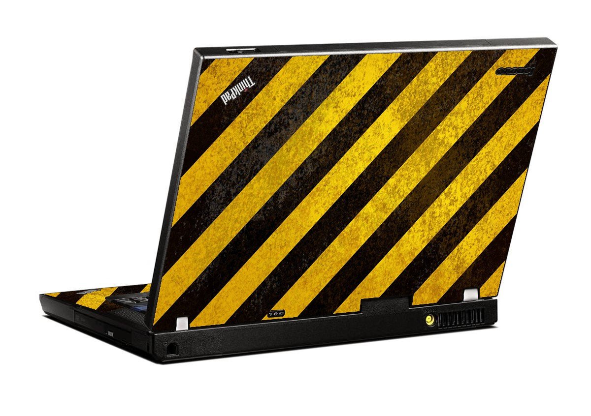 Caution Stripes IBM T400 Laptop Skin
