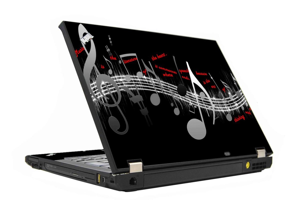 Music Notes IBM T410 Laptop Skin
