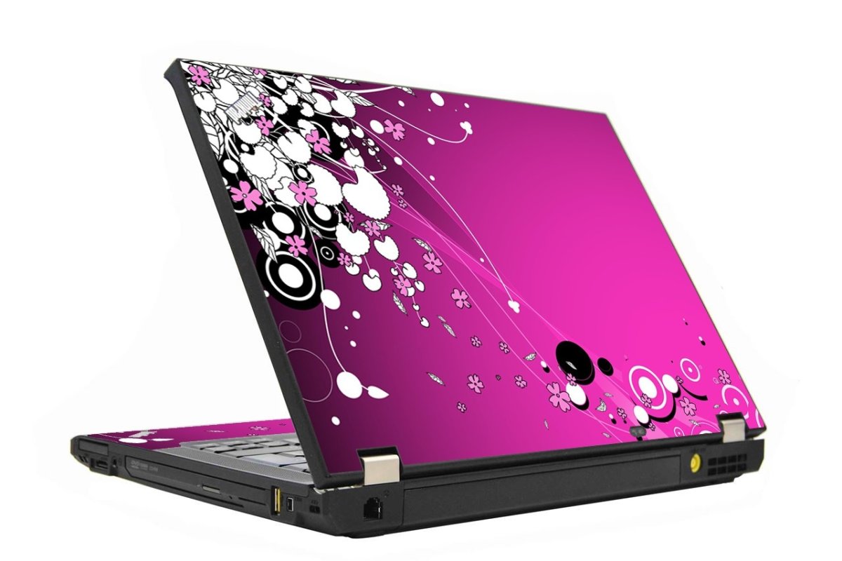 ThinkPad T410S PINK FLOWERS Laptop Skin