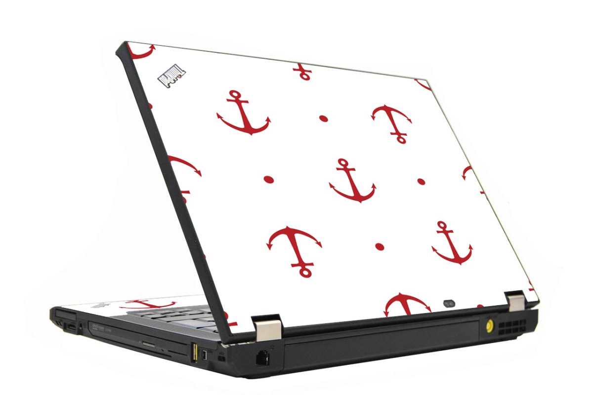 Red Anchor IBM T410 Laptop Skin