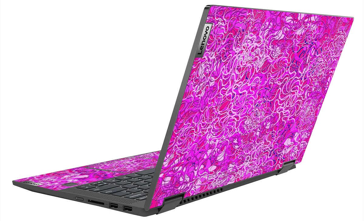 IdeaPad Flex 5 14ITL05 OCEAN BOTTOM FLOWERS Laptop Skin