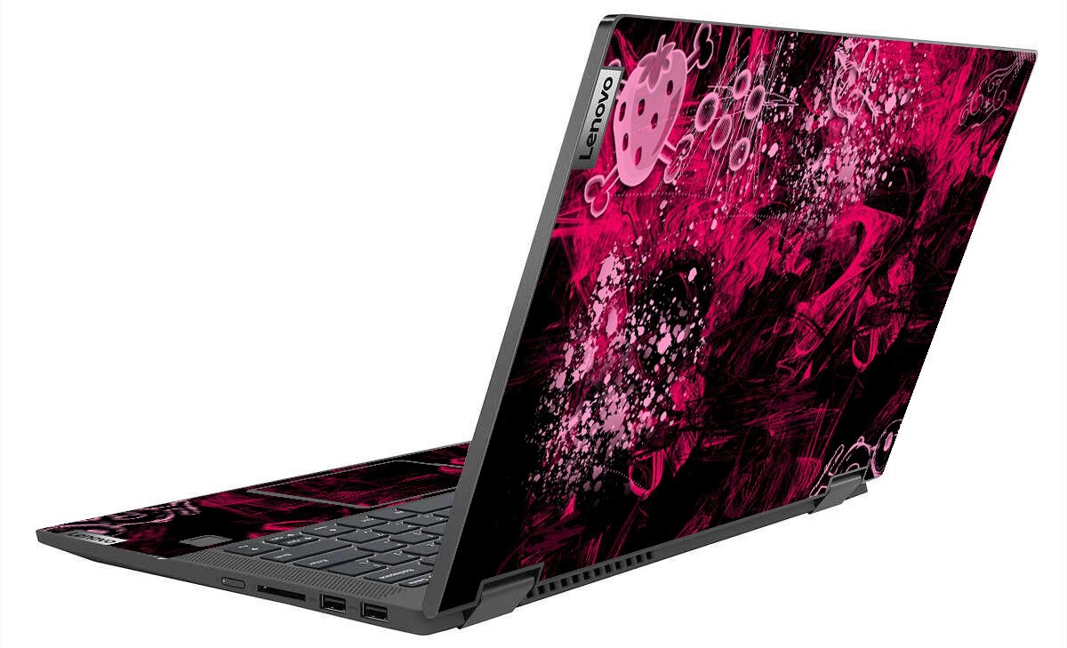 IdeaPad Flex 5 14ITL05 STRAWBERRY CROSSBONES Laptop Skin