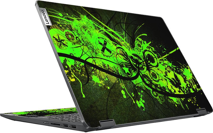 IdeaPad Flex 5 16IRU8 GRAFFITI GREEN Laptop Skin