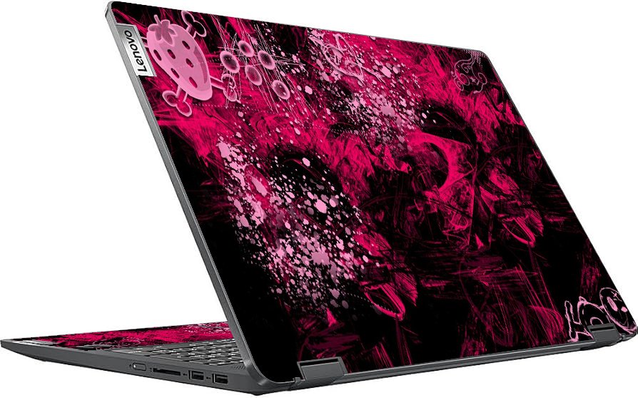 IdeaPad Flex 5 16IRU8 STRAWBERRY CROSSBONES Laptop Skin
