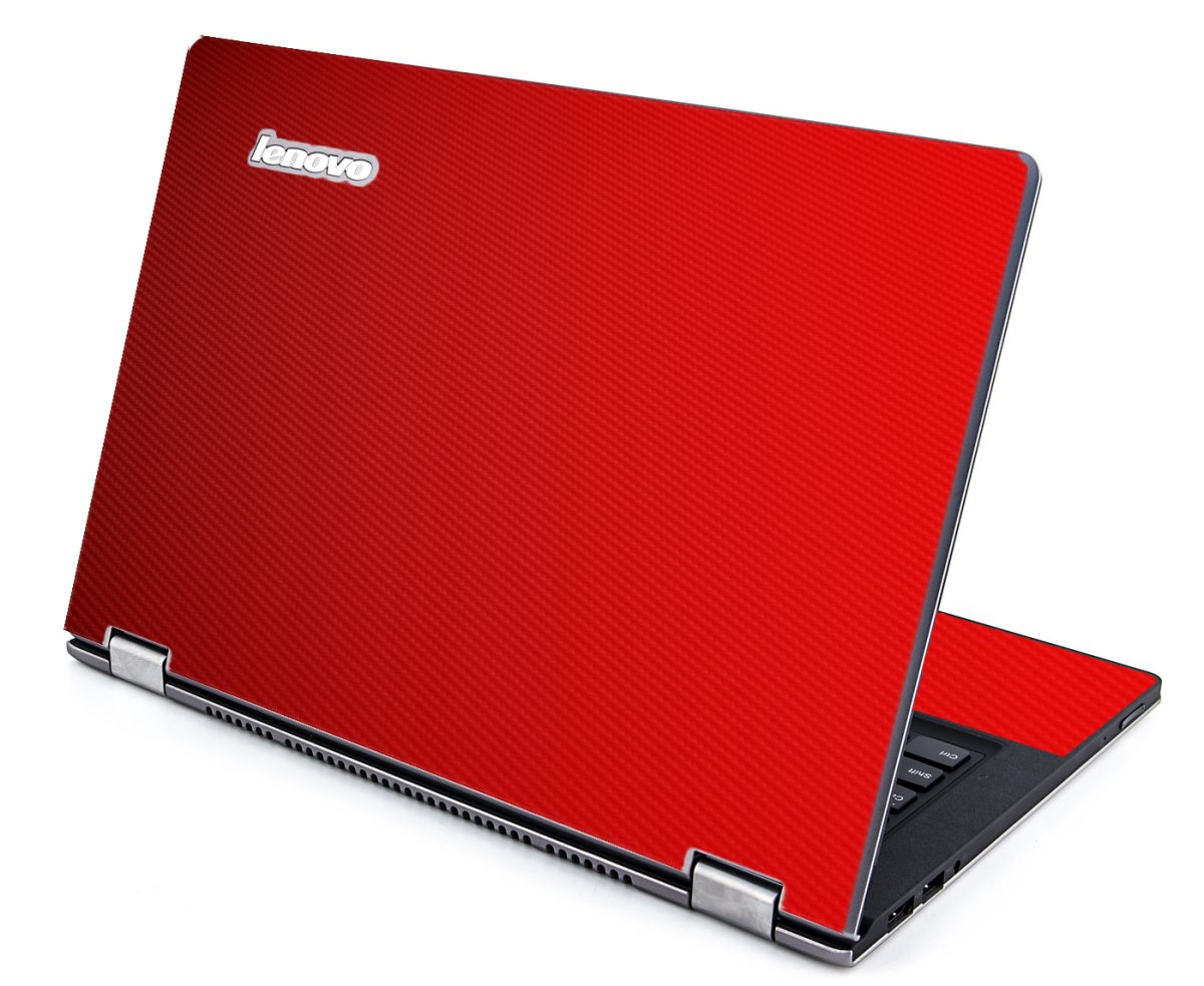 IdeaPad Yoga 13 RED CARBON FIBER Laptop Skin