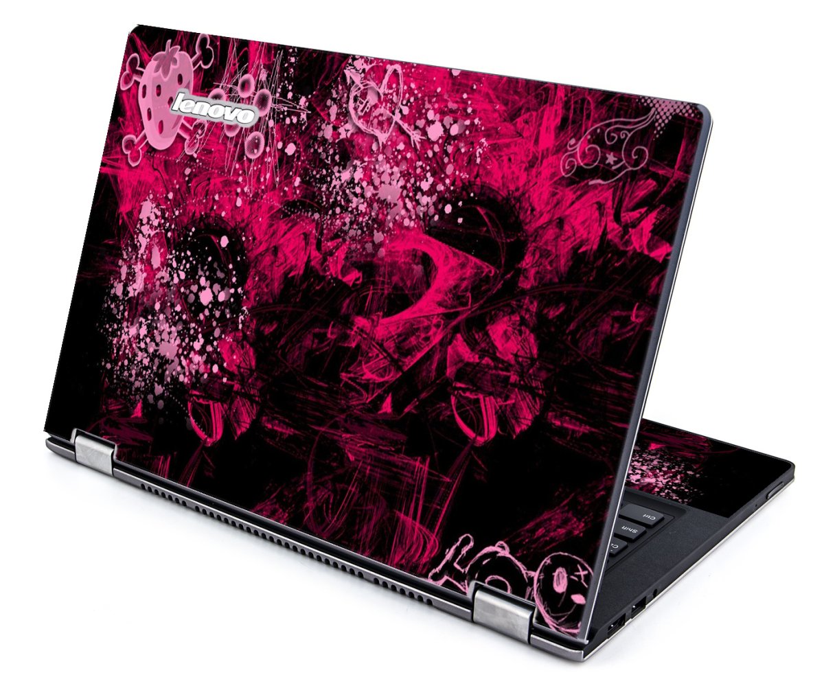 IdeaPad Yoga 13 STRAWBERRY CROSSBONES Laptop Skin