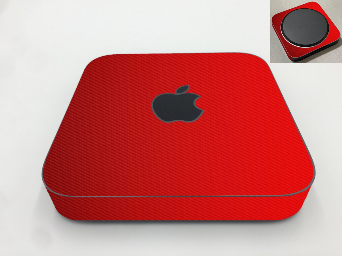 Apple iMac Mini A1993 RED CARBON FIBER Laptop Skin