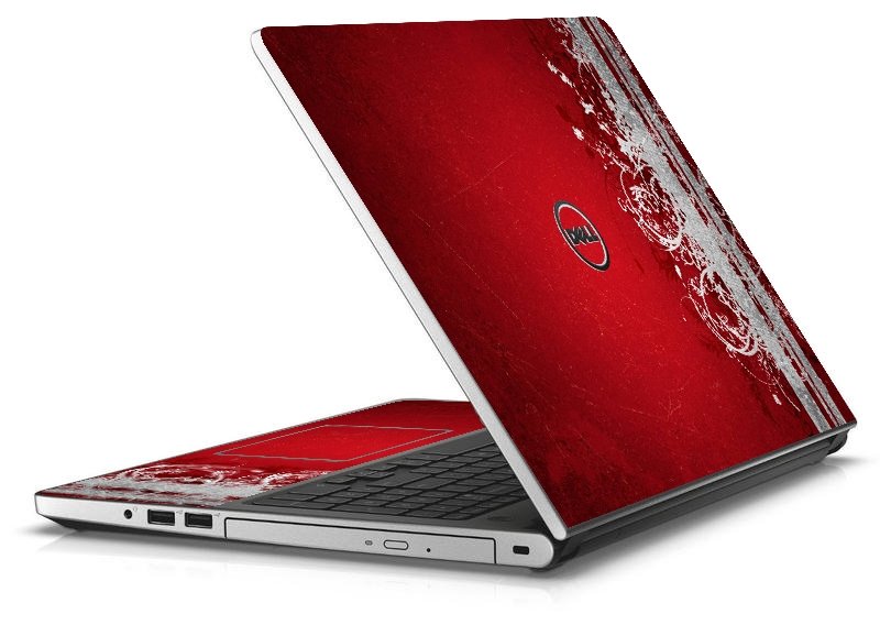 Dell Inspiron 14 5458 RED GRUNGE Laptop Skin